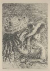 Arrangement du chapeau (Auguste Renoir) - Muzeo.com