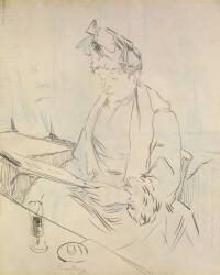 Au café (Henri de Toulouse-Lautrec) - Muzeo.com