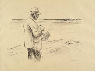 Autoportrait (Max Liebermann) - Muzeo.com
