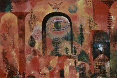 Avec l'aigle (Paul Klee) - Muzeo.com