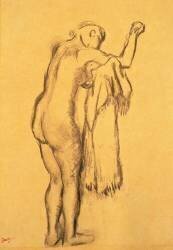 Baigneur se séchant lui-même (Edgar Degas) - Muzeo.com