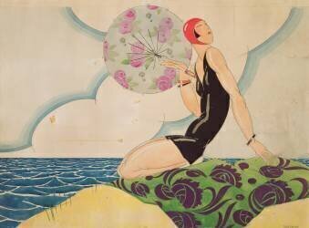 Baigneuse (René Vincent) - Muzeo.com