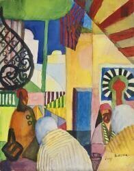 Bazar (August Macke) - Muzeo.com