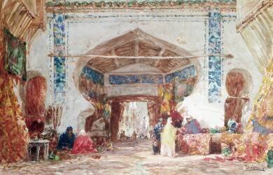 Bazar à Constantinople (Félix Ziem) - Muzeo.com