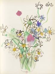 Bouquet de pâquerettes, Pour un herbier, Colette (Raoul Dufy) - Muzeo.com