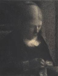 Broderie (Georges Seurat) - Muzeo.com