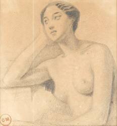 Buste de femme d'après le modèle (Gustave Moreau) - Muzeo.com