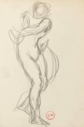 Carnet de Dessin : étude pour la Sulamite (Gustave Moreau) - Muzeo.com