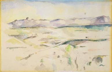 Chaîne de montagnes (Paul Cézanne) - Muzeo.com