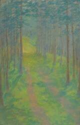 Chemin dans une forêt (François Garas) - Muzeo.com