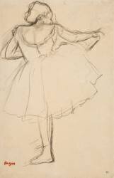 Danseuse à la barre (Edgar Degas) - Muzeo.com