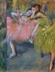 Deux danseuses dans le Foyer (Edgar Degas) - Muzeo.com