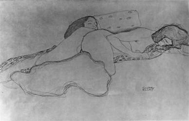 Two sleeping women (Gustav Klimt) - Muzeo.com