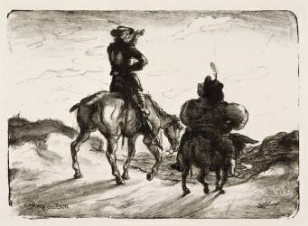 Don Quichotte et Sancho Panza (Louis Anquetin) - Muzeo.com