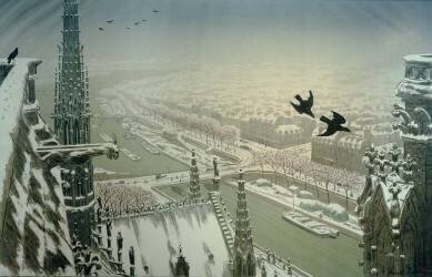 Du haut des tours de Notre-Dame (Henri Rivière) - Muzeo.com