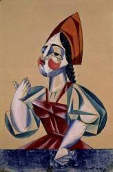 Esquisse de costume pour théâtre de marionnettes (Lioubov Popova) - Muzeo.com