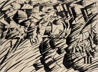 Etats d'âme : ceux qui partent (Umberto Boccioni) - Muzeo.com