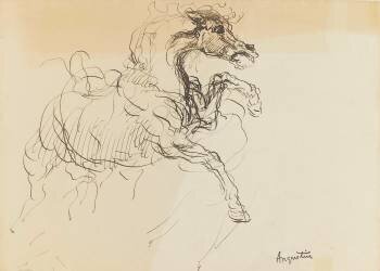 Etude de cheval (Louis Anquetin) - Muzeo.com