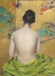Étude de la couleur de la chair et de l'or (William Merritt Chase) - Muzeo.com