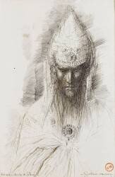 Etude pour Hérode dans Salomé dansant devant Hérode (Gustave Moreau) - Muzeo.com