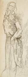 Etude pour le Chanteur arabe (Gustave Moreau) - Muzeo.com