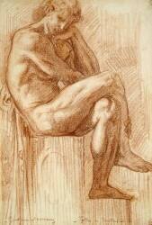 Etude pour les filles de Thespius (Hercule) (Gustave Moreau) - Muzeo.com