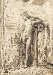 Etude pour les sources (Gustave Moreau) - Muzeo.com