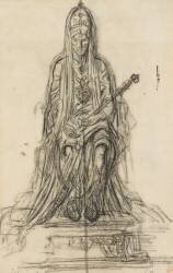 Etude pour Salomé dansant devant Hérode (Gustave Moreau) - Muzeo.com