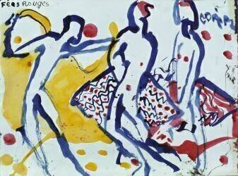 Fées rouges (Louis Soutter) - Muzeo.com