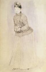 Femme avec une sourdine (Auguste Renoir) - Muzeo.com