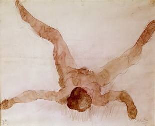 Femme nue allongée sur le dos (Auguste Rodin) - Muzeo.com