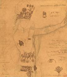Feuille d'études pour Salomé (Gustave Moreau) - Muzeo.com