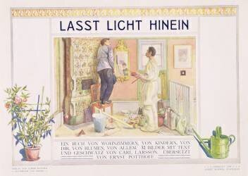 Frontispiece à 'Lasst Licht Hinin' (Carl Larsson) - Muzeo.com
