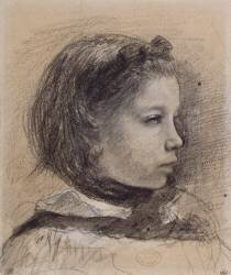Giulia Bellelli, étude pour La famille Bellelli (Edgar Degas) - Muzeo.com