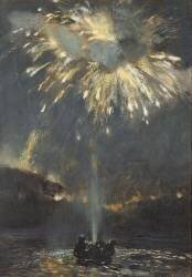 Grand jet d'eau et feu d'artifice (Gaston de la Touche) - Muzeo.com