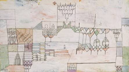 Grande salle pour les chanteurs (Paul Klee) - Muzeo.com