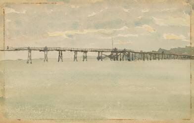 Gris et Argent-Pier, Southend (James Abbott McNeill Whistler) - Muzeo.com