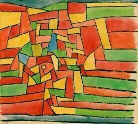 Jardin au bord du ruisseau (Paul Klee) - Muzeo.com