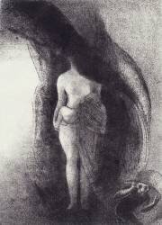Je suis toujours la grande Isis ! Personne n'a encore soulevé mon voile ! Ma progéniture est le soleil ! (Odilon Redon) - Muzeo.com