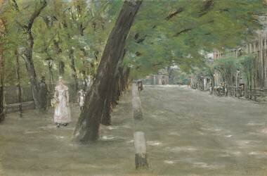 Kirchenallee à St. Georg, Hambourg (Max Liebermann) - Muzeo.com