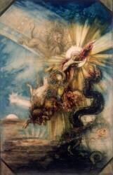 La chute de Phaéton, projet de plafond (Gustave Moreau) - Muzeo.com