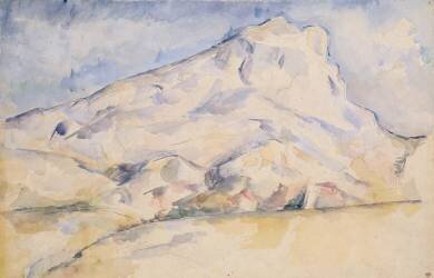 La montagne Sainte Victoire (Paul Cézanne) - Muzeo.com