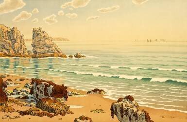 La Plage (Henri Rivière) - Muzeo.com