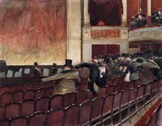 La sortie au théâtre (Jean Béraud) - Muzeo.com