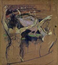 Le ballet Papa Chrysanthème (Henri de Toulouse-Lautrec) - Muzeo.com