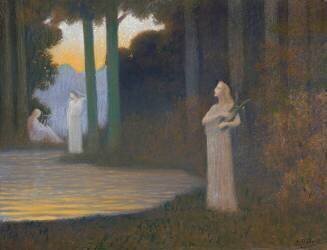 Le lyrisme dans la forêt (Alphonse Osbert) - Muzeo.com