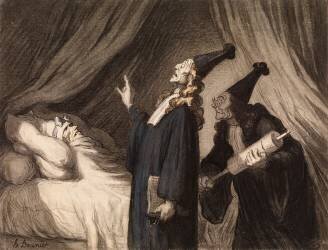 Le Malade Imaginaire (Honoré Daumier) - Muzeo.com