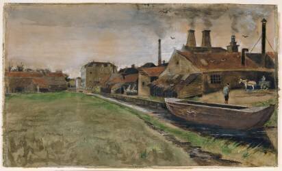 Le moulin à fer de La Haye (Vincent van Gogh) - Muzeo.com