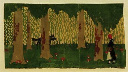 Le petit chaperon rouge (August Macke) - Muzeo.com