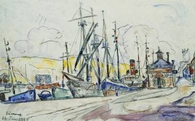 Le port de Fécamp (Paul Signac) - Muzeo.com